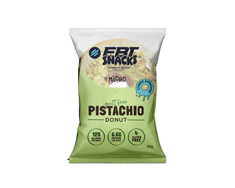 Pistachio protein donut