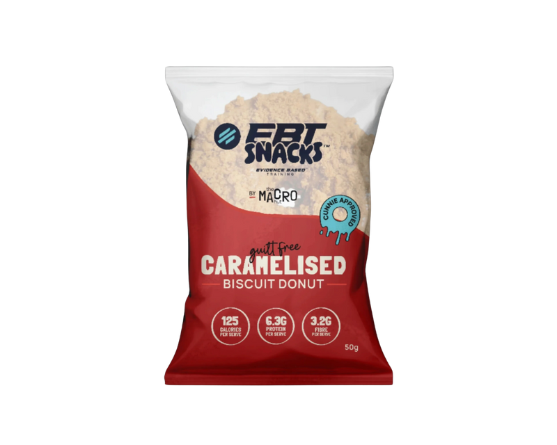 caramelised biscuit donut