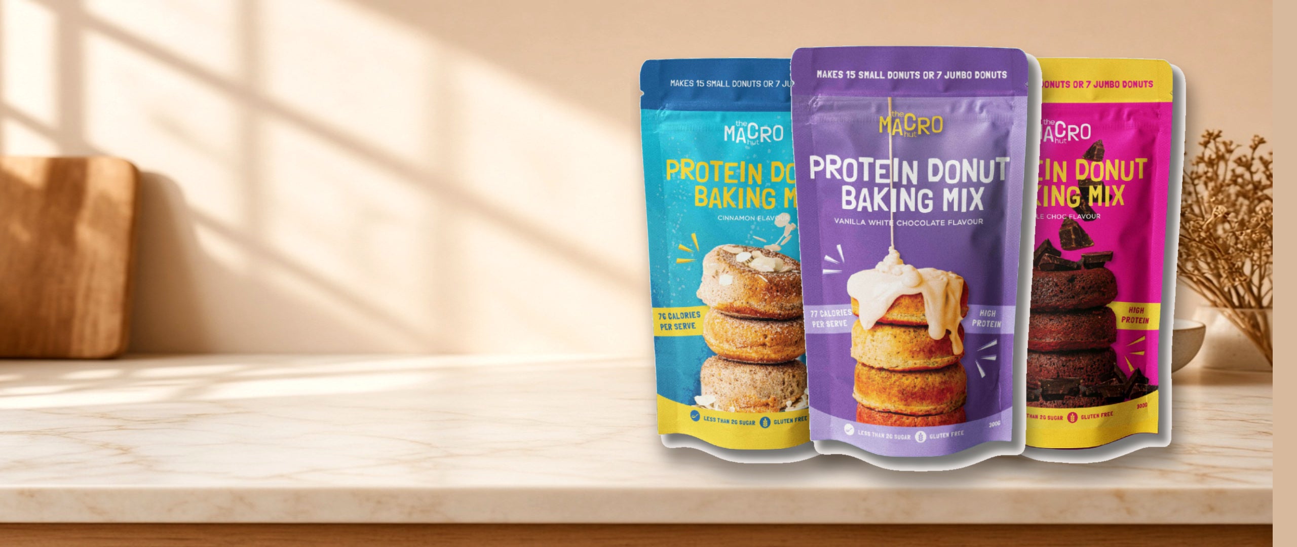Macro Hut protein donut baking mixes